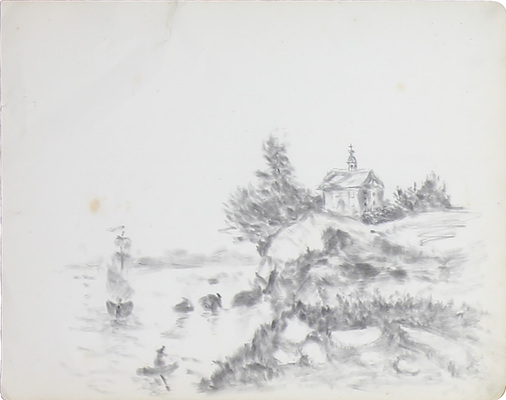 Расторгуев Евгений Анатольевич. Часовня на крутом берегу